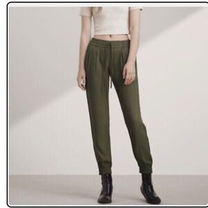 TNA Talula jogger pant olive green